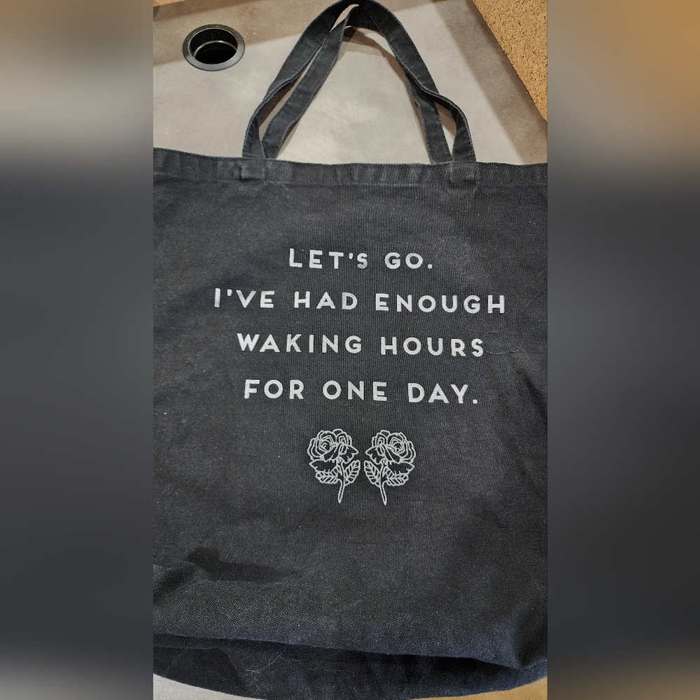 Schitt's Creek Black Tote Bag